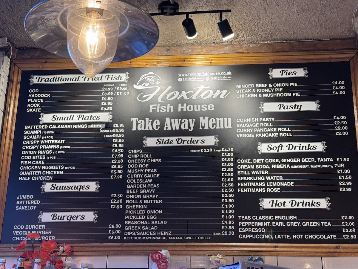 Hoxton Fish House Menu - Image 1