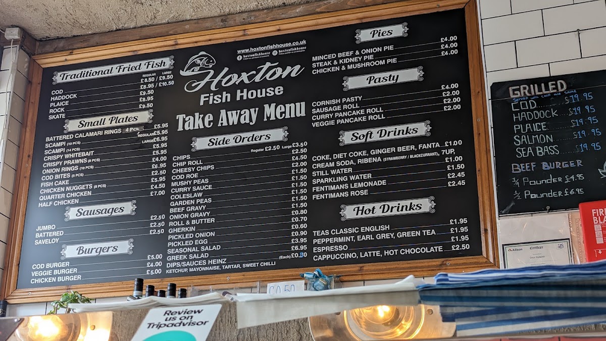 Hoxton Fish House Menu - Image 3