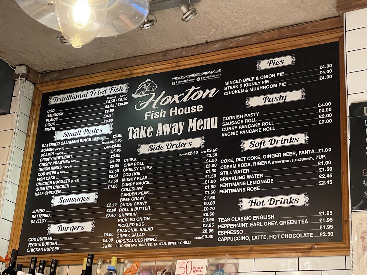 Hoxton Fish House Menu - Image 4
