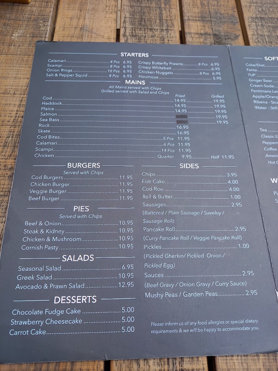Hoxton Fish House Menu - Image 5